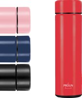 Proun Smart Bouteille Thermos avec Affichage LED - Tasse Thermos - Thermos - Gourde - 500 ML - Rouge