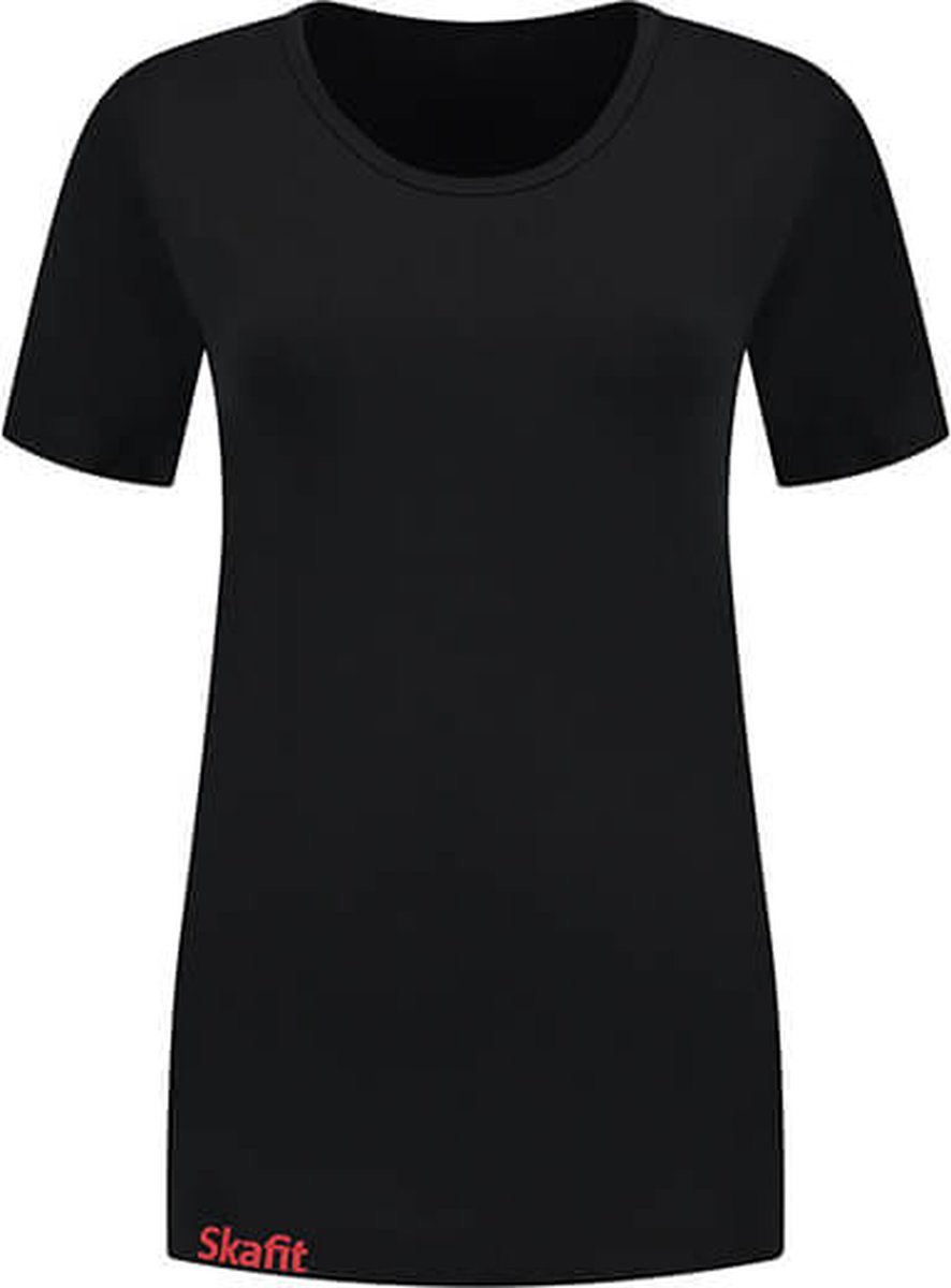 Skafit Casual dames ondershirt maat XL - zwart - ademend - antibacterieel - stretch - platte naden - extra lengte