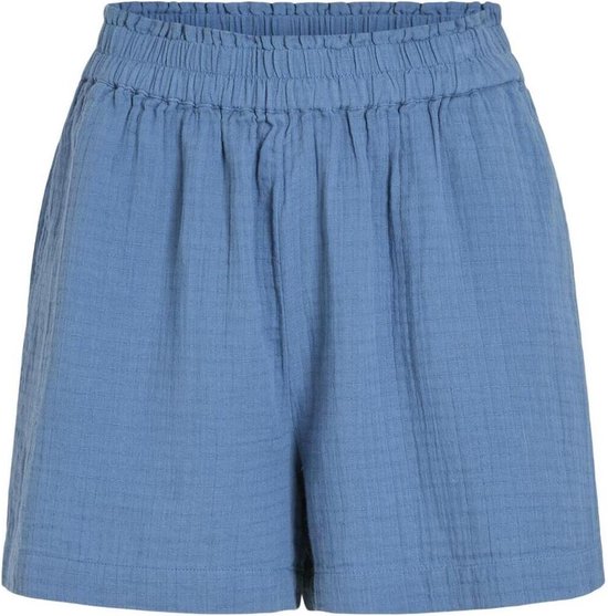 Vila Broek Vilania Hw Shorts - Noos 14089489 Coronet Blue Dames