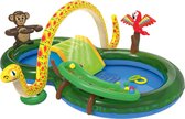 Playtive Kinder zwembad - Vanaf 2 jaar - Met watersproeier en glijbaan