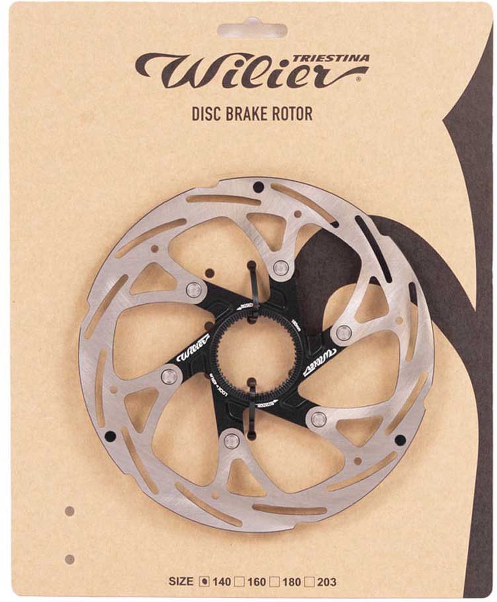 Wilier Center Lock Light Remschijf Goud 160 mm