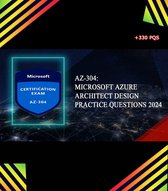 AZ-304: Microsoft Azure Architect Design Practice Questions 2024