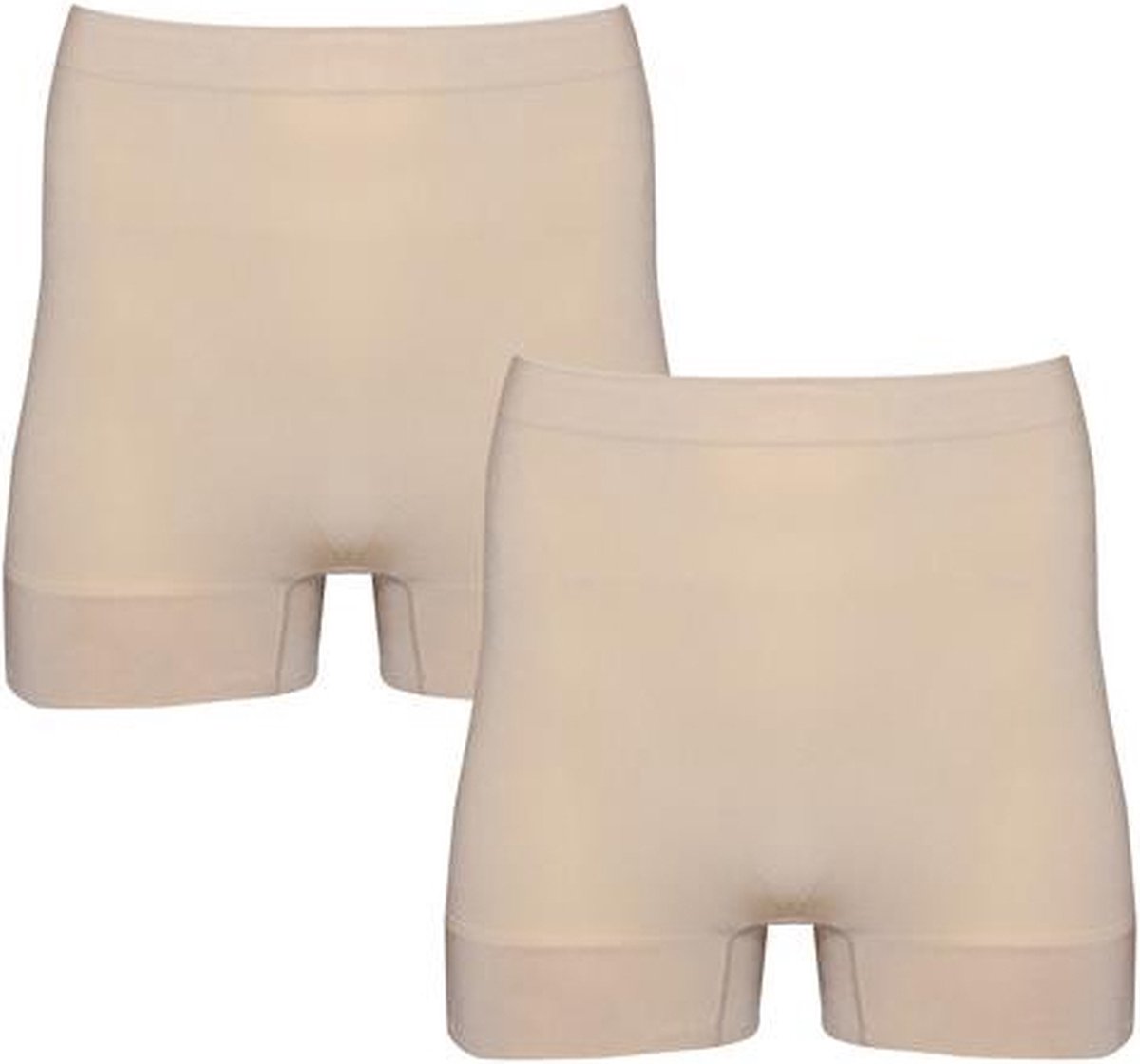 Perfect Secrets Dames Perfect Short 2-Pack Latte