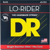 DR 5er bas 45-130 Lo Rider Stainless Steel MH5-45-130 - Snarenset voor 5-string basgitaar