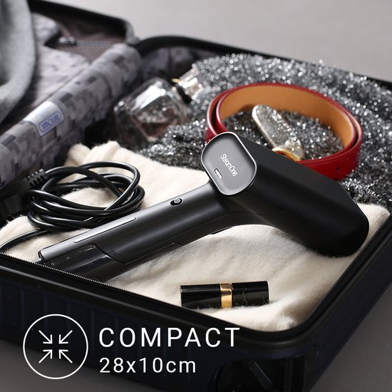 SteamOne DTC75 Simon Black – Handstomer / Kledingstomer – Compact – Snel Opgewarmd