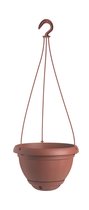 Luxe Hangpot - Decor Basket - 30x16 Terracotta - Incl. Waterschotel & Hanger - Stone Look