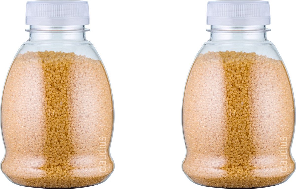 Goedkoopste Badkaviaar Zen Moment - 225 gram - Fles met witte dop - set van 2 stuks - bad parels voor in bad