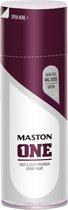 Maston ONE - spuitlak - zijdeglans - wijnrood (RAL 3005) - 400 ml