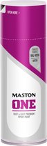 Maston ONE - spuitlak - zijdeglans - verkeerspurper (RAL 4006) - 400 ml