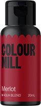 Colour Mill Aqua Blend Voedingskleurstof op Waterbasis - Merlot - 20 ml