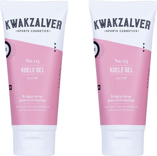 Kwakzalver No.3 Koele Gel – 2x100ML – Verkoelende Gel voor Spierherstel – Cooling-down Gel – Sportgel – Herstellende Gel