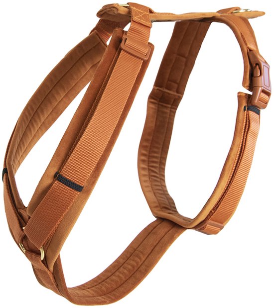 Harnais pour Chien Kentucky Active Velvet Oranje XS 22-36 Cm