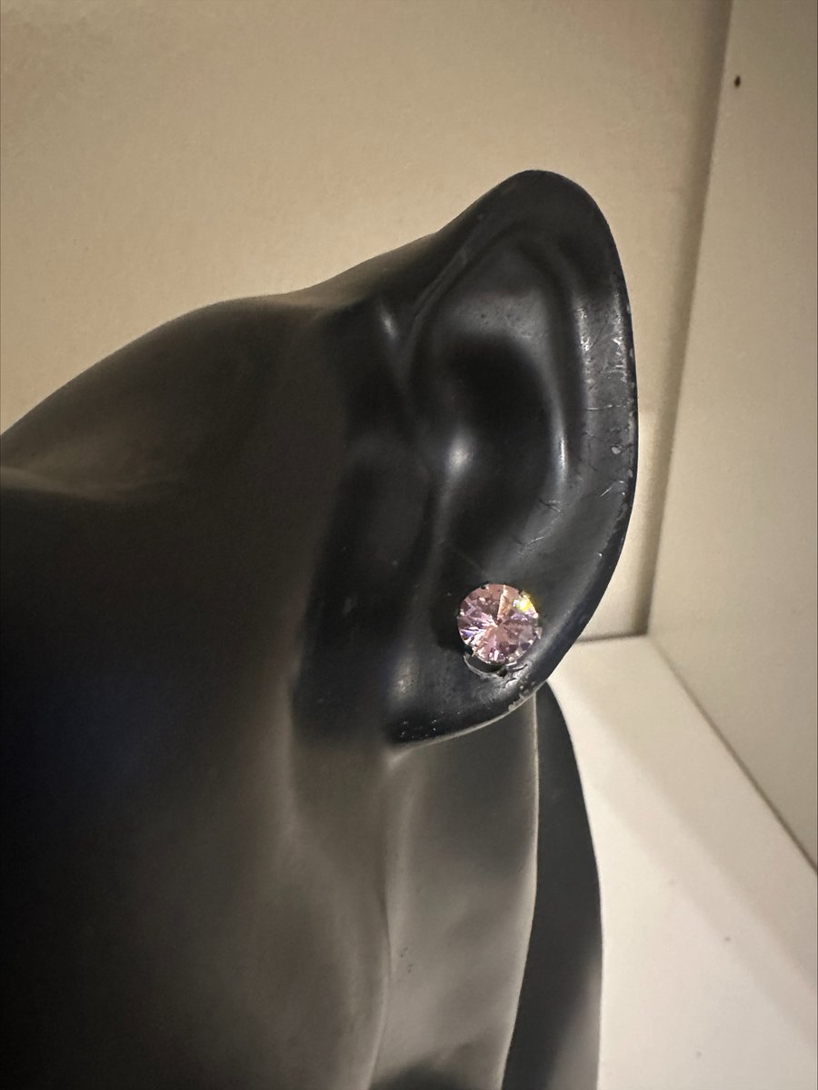 Rose magneet oorknoppen 0.7 diameter