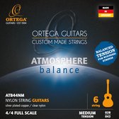 Ortega ATB44NM Medium Atmosphere Balance Nylon Strings 4/4 - Klassieke gitaarsnaren