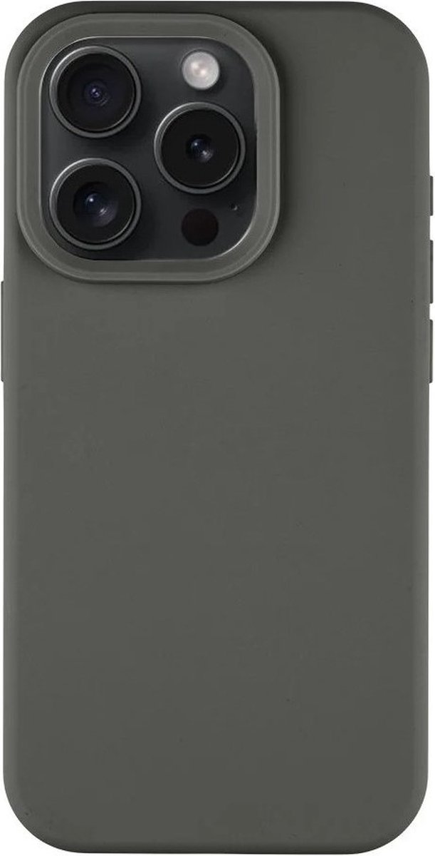 Tactical-iPhone15 Pro Max hoesje – BackCover – achterkantje - Donker Grijs