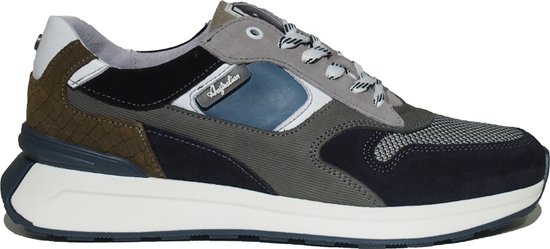 Australian Footwear - Kyoto Sneakers Grijs - Grey-Blue-Green - 39