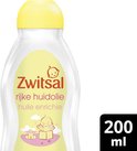 Zwitsal rijke huidolie fles voor de gevoelige babyhuid, 200 ml.