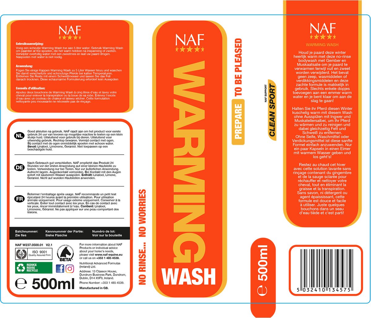 Naf Naf Warming Wash Diverse - NAF
