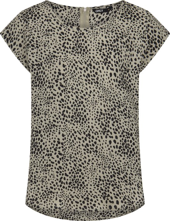 Only T-Shirt Femme ONLVIC bequem Multicolore 36 Col Boeuf Adultes