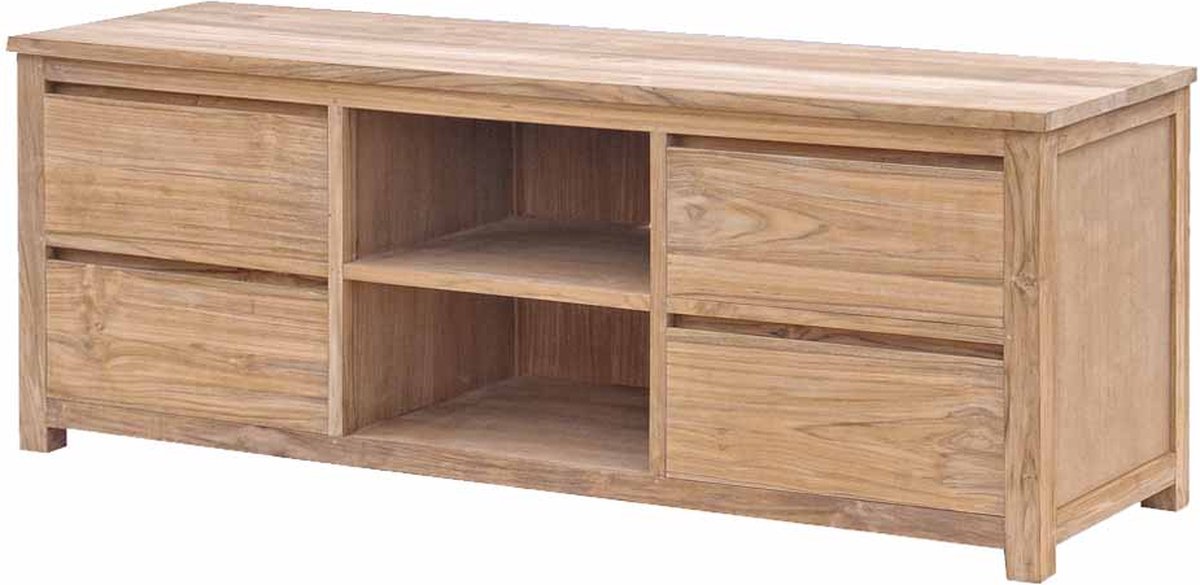 Tower Living Tv meubel Corona Teakhout 160 cm Naturel