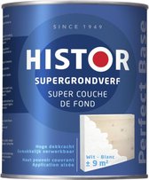 Histor Perfect Base Supergrondverf - 1L - RAL 9010 | Zuiver Wit