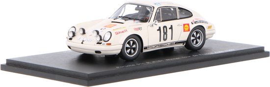 Porsche 911 S #31 – G. Larrousse Monte Carlo 1969 – Trofeu 1/43 Résine