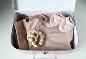 Koffertje Oud Roze - kraam cadeau - cadeau baby - babyshower - kraammand