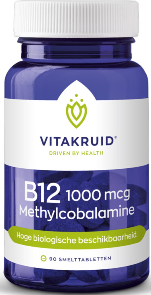Goedkoopste VitaKruid B12 1000 mcg Methylcobalamine - 90 tabletten
