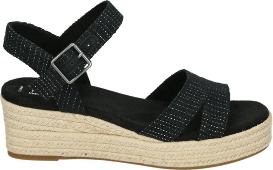 TOMS Shoes AUDREY - Sandalen met hakDames Sandalen - Kleur: Zwart - Maat: 38