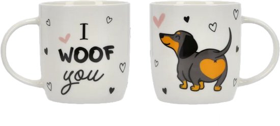 Teckel - tasse - sac - tasse à café - chien