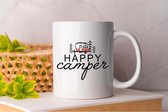 Mok Happy Camper - Camping - CampLife - OutdoorAdventure - CampVibes - Kamperen - KampeerLeven - BuitenAvontuur - KampVibes