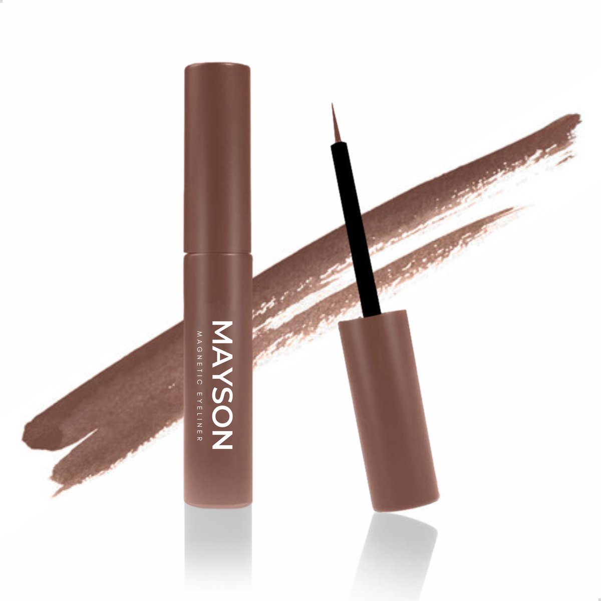 Magnetische Eyeliner - Vloeibaar - Eenvoudig Aan te Brengen - Water- en Veegbestendig - Makkelijk te verwijderen - Bruin