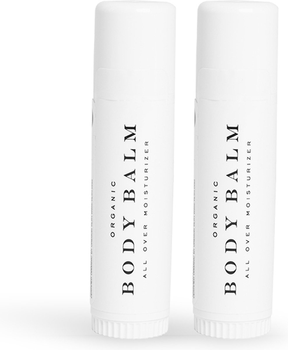 Body Balm Stick - 2 stuks - Full Body Biologische Hydraterende Stick (duopack) - met Kokosolie, Cacaoboter en Jojoba Olie - Verzorgt en Herstelt de Huid