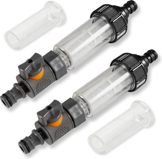 Kit Filtration Eau Lot De 2 Filtres à Eau Oniissy – Avec Pièces De Rechange Et Vannes Réglables – Pour Camping-car, Caravane, Jardin | Filtration Eau, Irrigation, Nettoyeur Haute Pression Filtre Eau Caravane