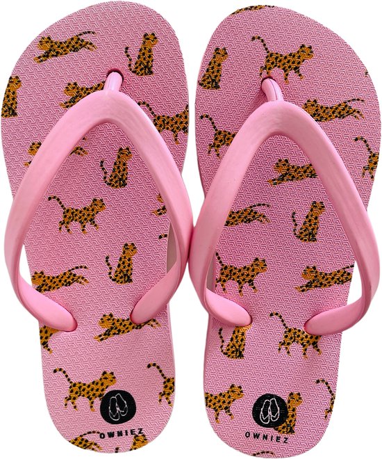 Owniez Flip Flops - Poezen Slippers - Kinderen - Meisjes - Comfortabele en Duurzame Slippers - Maat 27-28