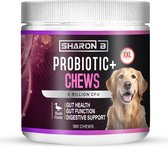 Probiotic+ Hondensnack voor honden - probiotica hond - 180 stuks - Bij braken, dunne ontlasting, diarree, winderigheid, jeuk, likken aan de pootjes, braken, maag-darm problemen, gras eten en oorontsteking