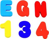 Munchkin Badletters & Nummers 36 Letters en Getallen voor in Bad! - Bad Foam Speelgoed - Badspeelgoed voor Jongens en Meisjes - Leerrijk voor Kinderen! - Vanaf 24 Maanden