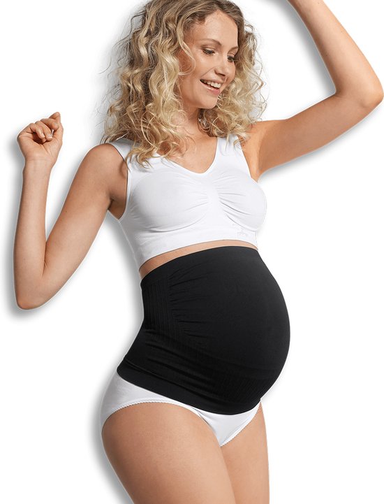 Carriwell - Buikband Naadloos - ondersteunt - Zwart - XL