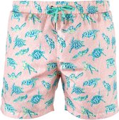 Moustard London Heren Zwembroek Zeeschildpadden Print – Zwemshort Sneldrogend – Strand & Vakantie – Maat S t/m XXL