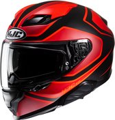 HJC F71 Idle Black Red M - Maat M - Helm
