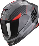 Scorpion Exo-R1 Evo Air Final Grey-Black-Red S - Maat S - Helm