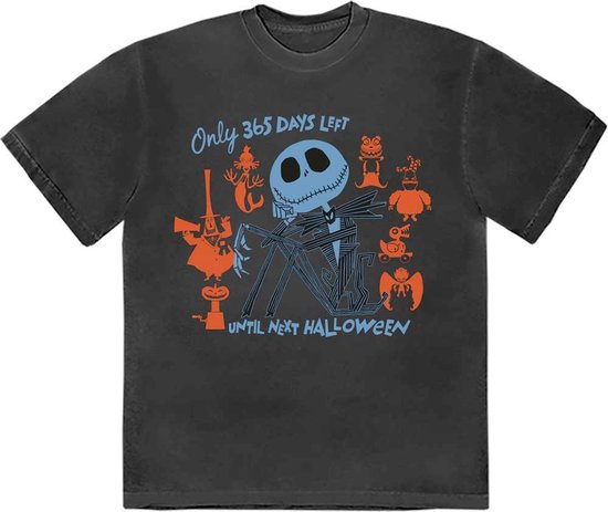 Disney The Nightmare Before Christmas - 365 Days Heren T-shirt - S - Zwart