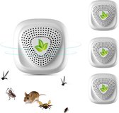 Effectieve Ultrasone Muis en Ratten Anti Muis Elektronische Muggen - Indoor Knaagdieren Afweermiddel | Kakkerlakken | Mieren | Spinnen