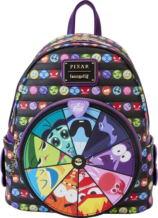 Disney Pixar Loungefly Mini sac à dos Inside Out 2