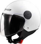 LS2 OF558 Sphere II Solid Gloss White-06 S - Maat S - Helm