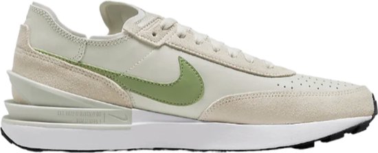 Nike Waffle One LTR - Light Bone/Oil Green-Phantom - Maat 42,5 - Vrouwen