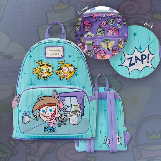 Loungefly Nickelodeon - Fairly Odd Parents Backpack EXCLUSIVE