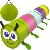 Kinder speeltunnel - Speeltunnel "Rups" - Kinder speeltent - Kinderspeelgoed - Opvouwbare speeltunnel - Creatief speelgoed voor kinderen - Binnenspeelgoed voor kinderen - Buitenspeelgoed voor kinderen