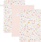 Little Dutch Set de Débarbouillettes Fleurs & Papillons / Pure Soft Pink
