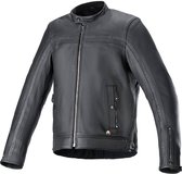Alpinestars Dyno Leather Jacket Black Black 2XL - Maat - Jas